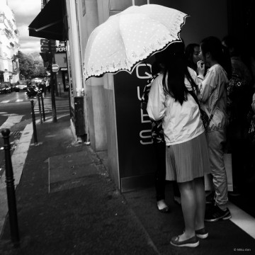 White Japanese Umbrella